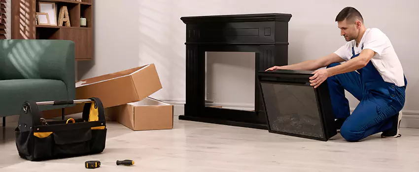 Old Rusted Metal Fireplace Repair And Replacement in Nanuet, NY